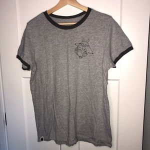 Totoro Ringer Short Sleeve T-shirt